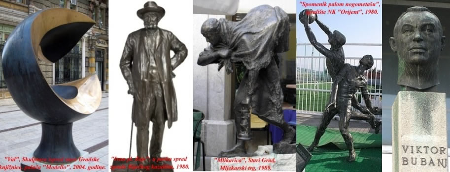 Bahorić Belizar, radovi u Rijeci