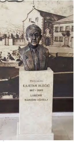 Kajetan Blečić, Bista