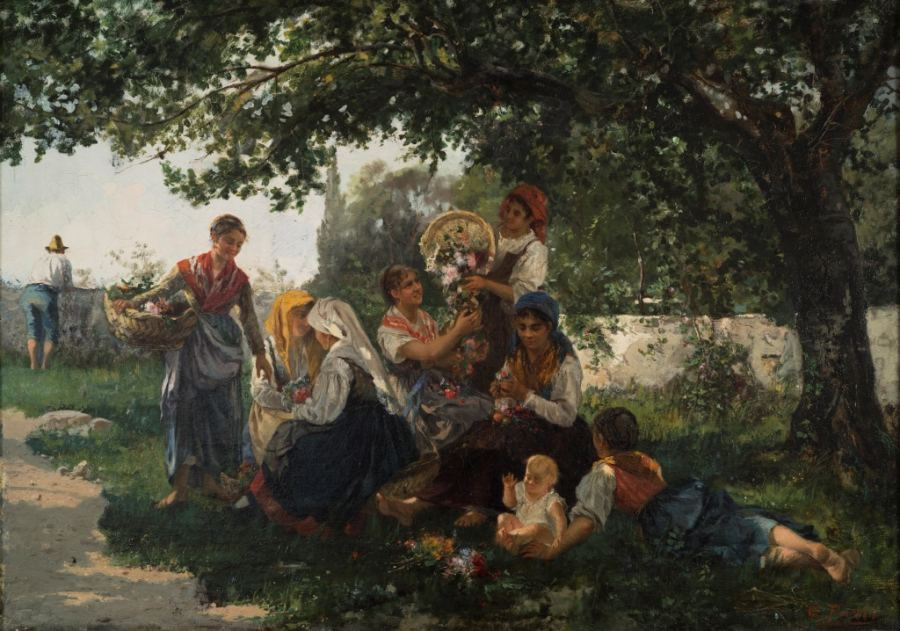 Djevojke se odmaraju, 1890.-1900.