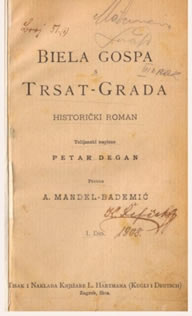 Hadrijan Mandel Bademić Biela gospa Trsat grada