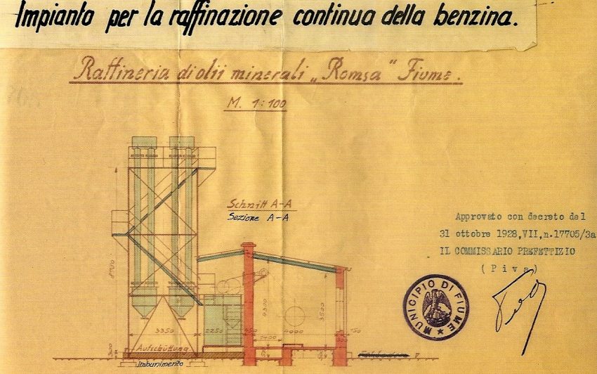 ROMSA rafinacija benzine 1929.