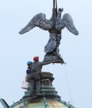 Postavljanje dvoglavog orla 19. 04. 2017